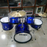 Bateria Acustica Niño Sparkle 7PCS Azul