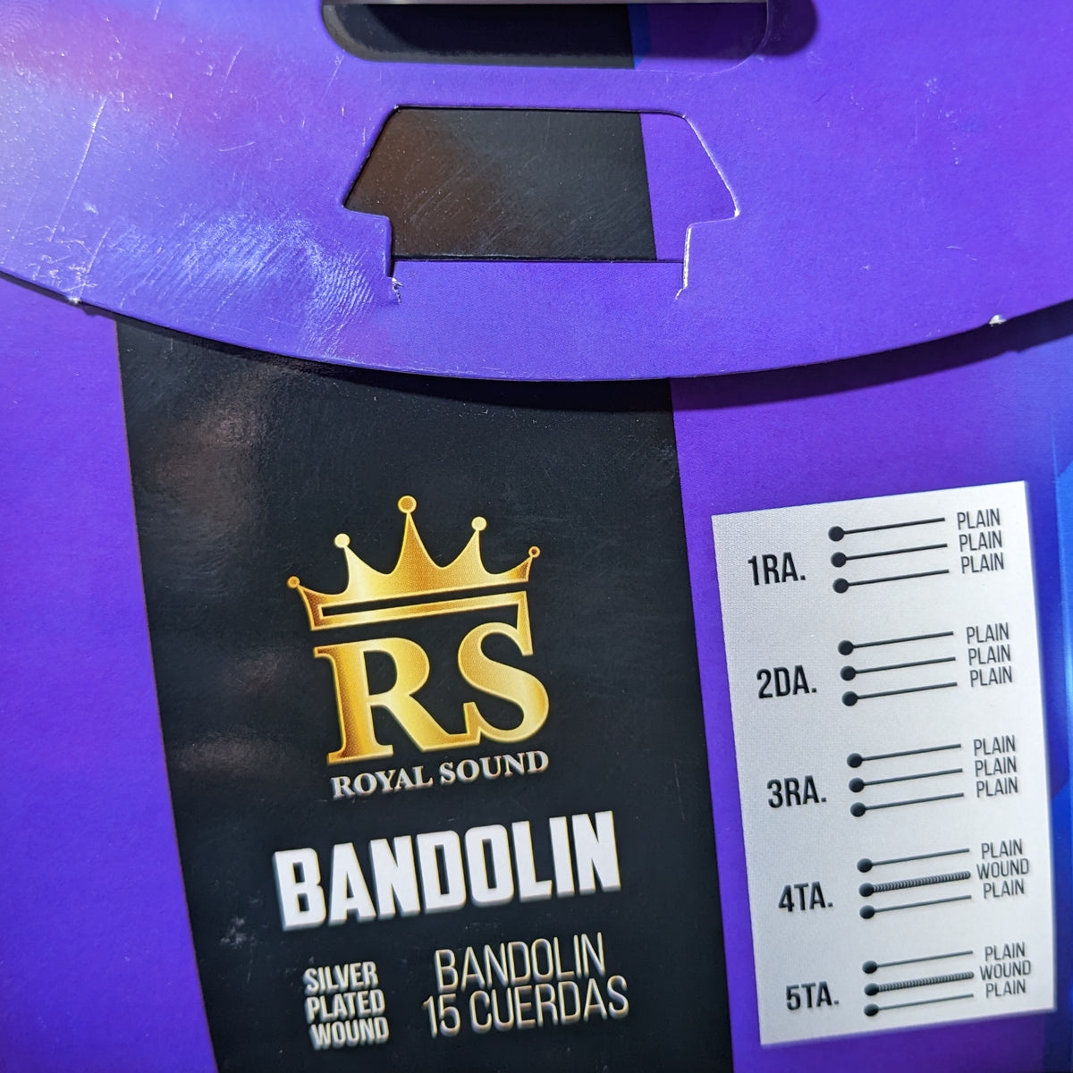 Cuerdas Bandolin Royal Sound RS CASA MUSICAL VALDEZ