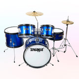 Bateria Acustica Niño Sparkle 7PCS Azul