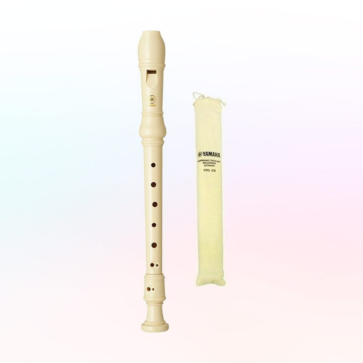 Flauta Dulce Soprano - ESCOLAR - Color Crema YAMAHA YRS 23 - Kemuel Música