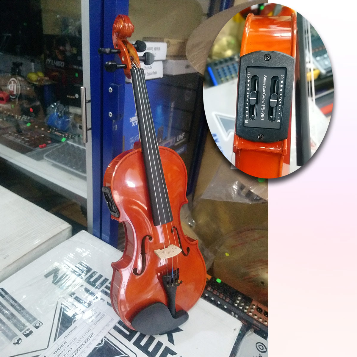 Violin ElectroAcustico PS900 4/4 3/4 CASA MUSICAL VALDEZ