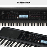Piano Yamaha PSR E383 Teclado + Adaptador