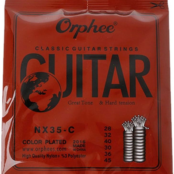 Cuerdas Clasica Orphee NX35-C (Nylon Negro Full)