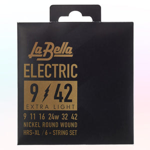 Cuerdas Electrica La Bella HRS-XL 09/42