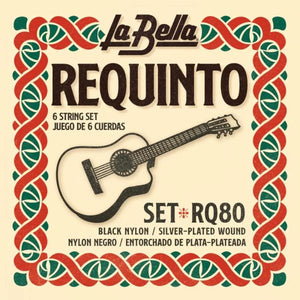 Cuerdas Requinto La Bella RQ80 Nylon Negro