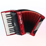 Acordeon Hohner Rojo 48 Bajos Bravo II